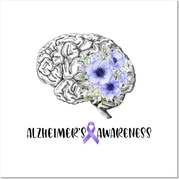 Alzheimers's Awareness Wall Art by Satic